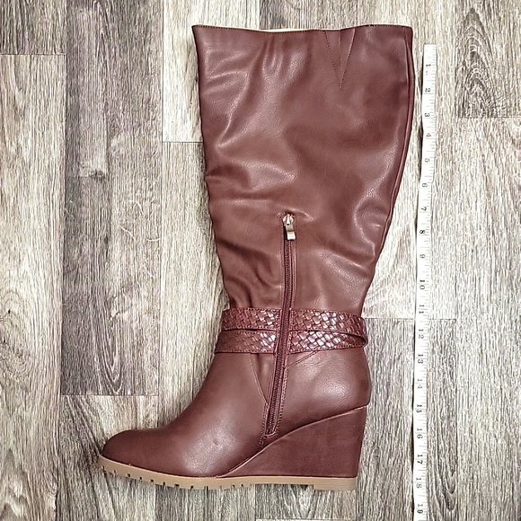 Journey Collection Wine boots - Picture 8 of 8